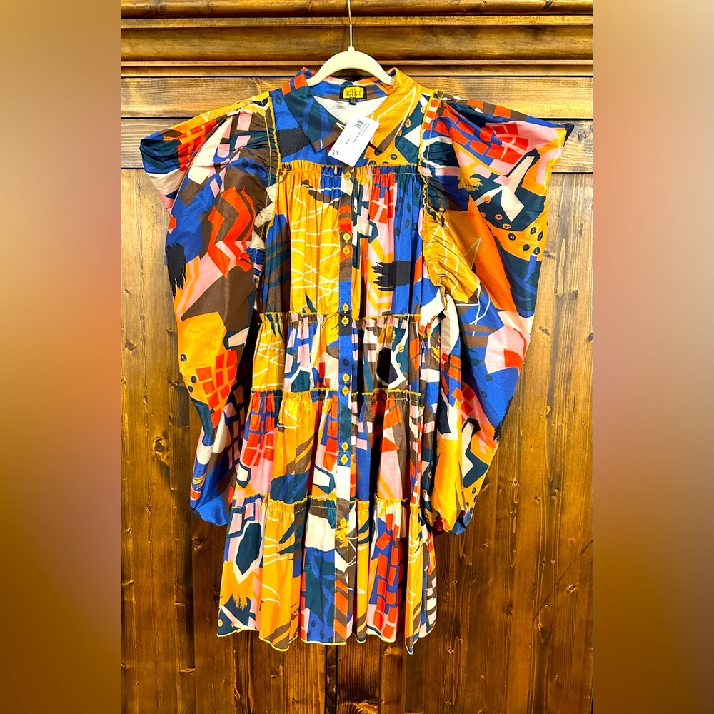 Love Highlight shirt/dress 3xl NWT Bold & colorful